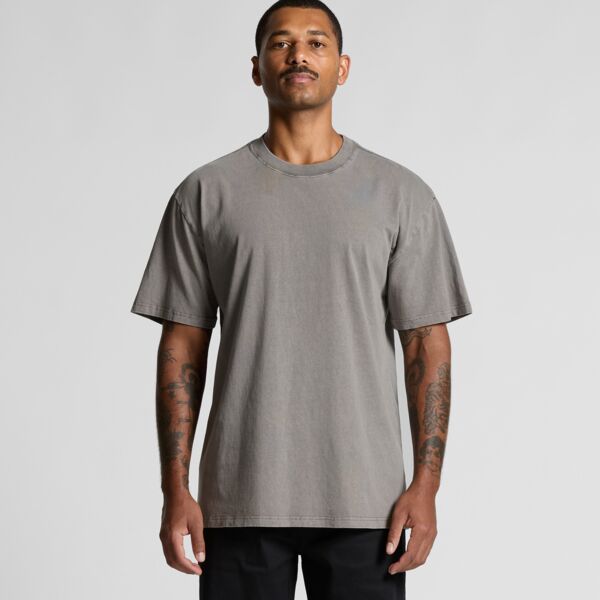 Mens Heavy Faded Oversized Tee (same day) Thumbnail
